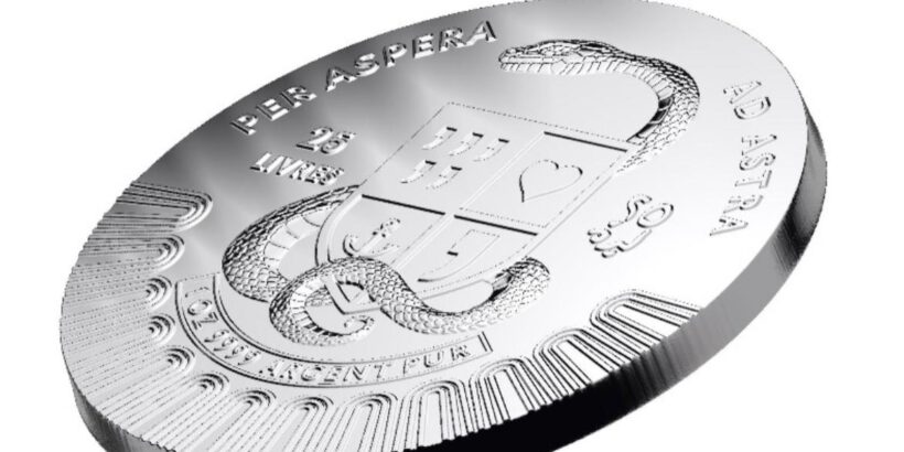 Le Grand Mint Animation Rückseite der Silbermünze Liberty