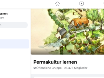 Die Facebookgruppe "Permakultur lernen...", hat etwas gegen Meinungsfreiheit