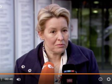 Franziska Giffey redet wirr im ZDF am 24. Januar 2022